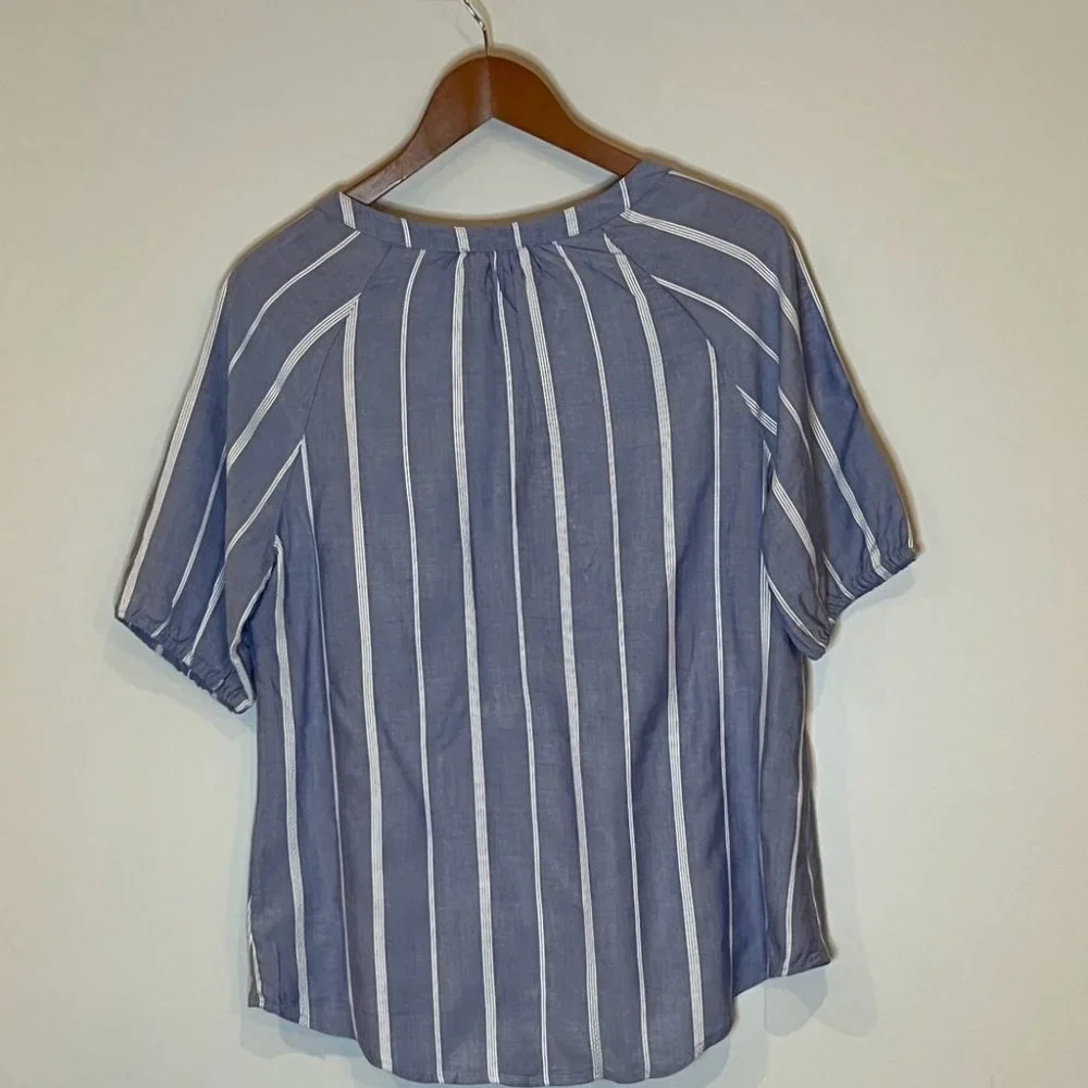 Retrology Womens striped quarter sleeve size small like new shirt - Picture 3 of 4